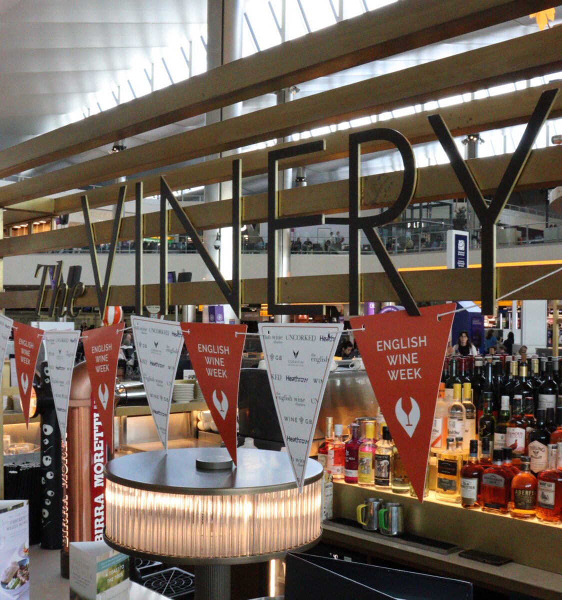 English Wine Week launches at London Heathrow's Terminal 2
