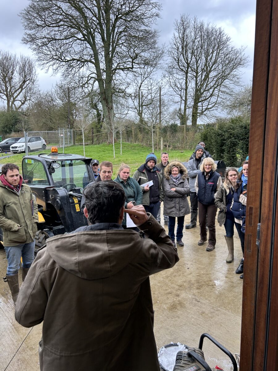 People together farming