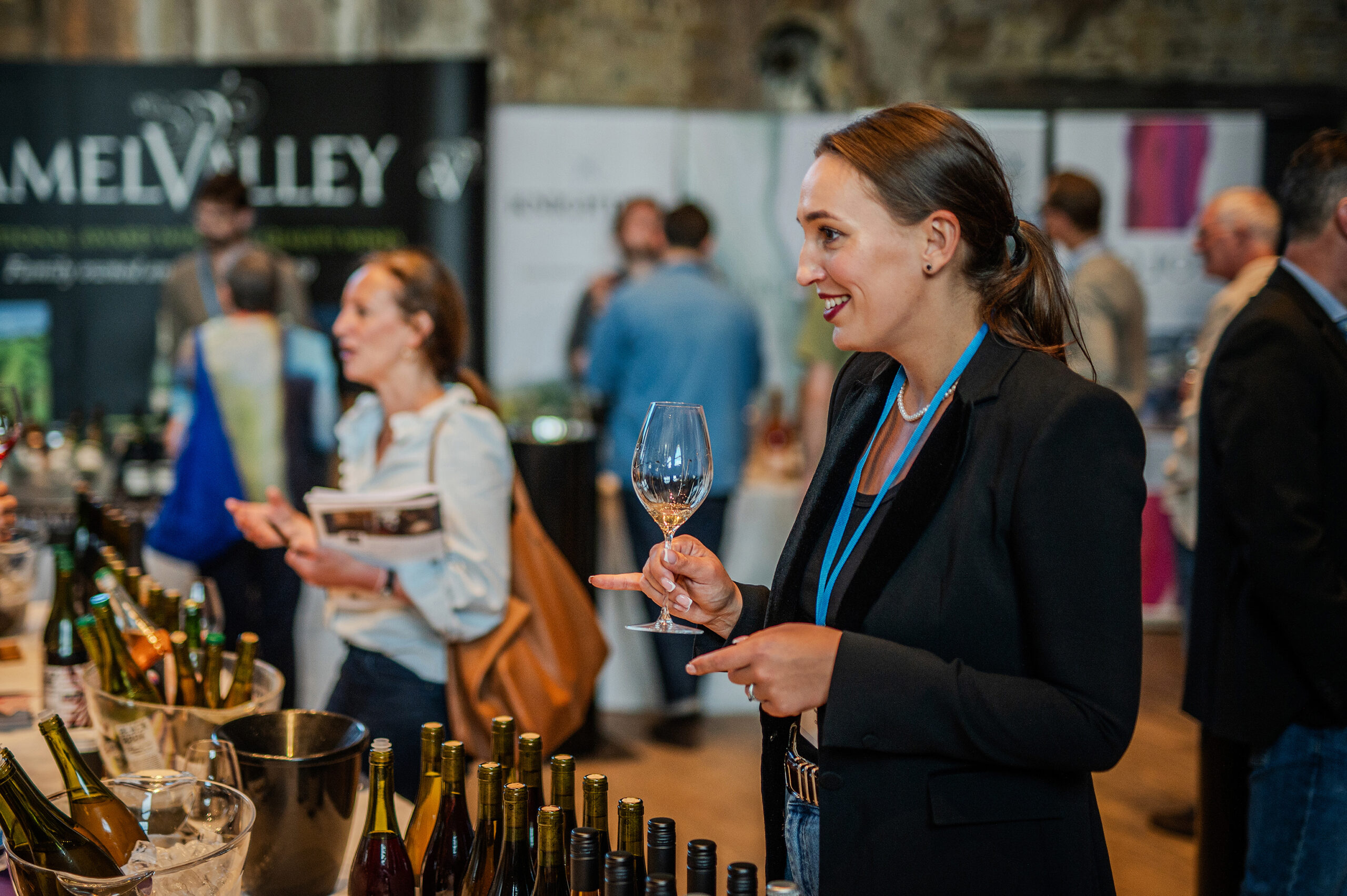 Women Tasting at the 2024 trade tasting