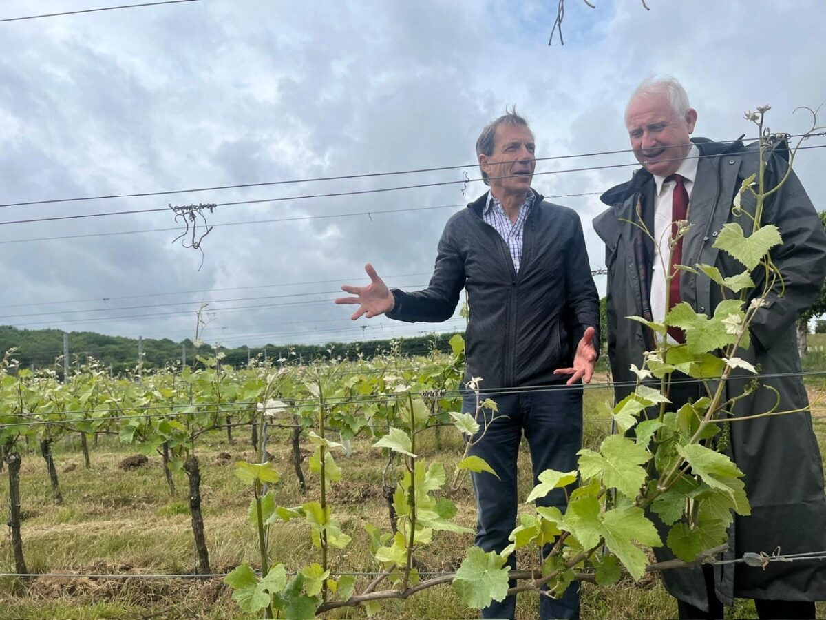 Defra Minister at Domaine Evermond