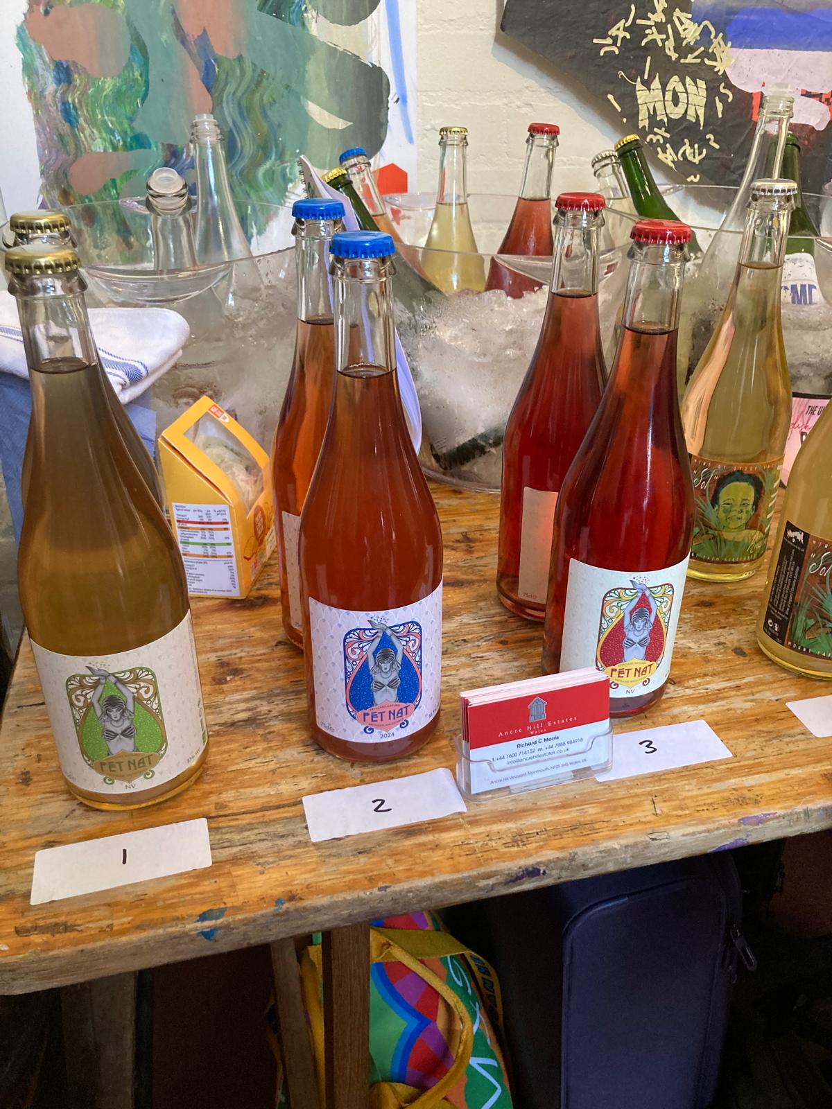 A celebration of English and Welsh Pet-Nat, organised by Tim Wildman, MW, The Numbers Winery and Les Caves de Pyrene was held at the East London Numbers Winery.